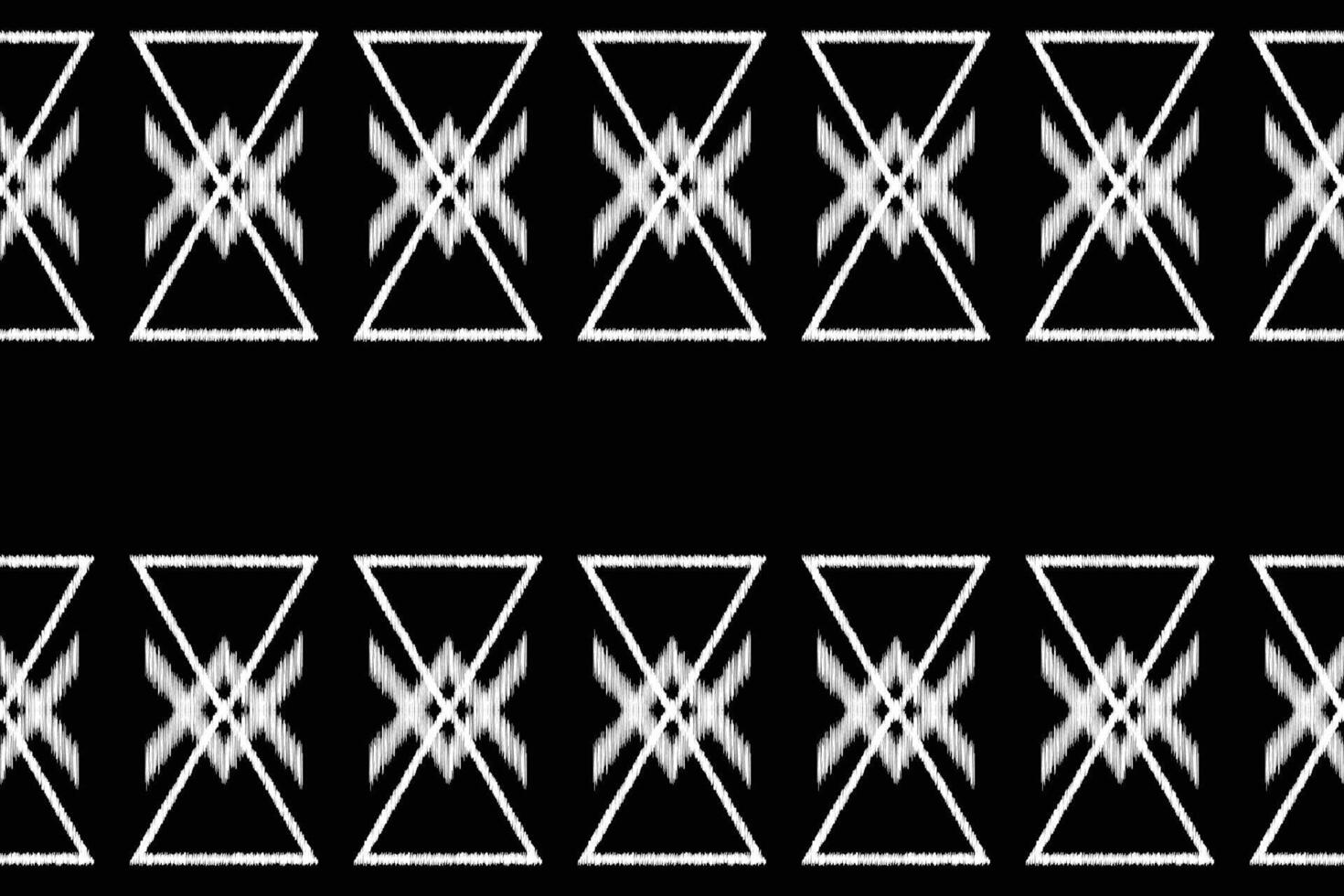 Traditional Ethnic ikat motif fabric background pattern geometric .African Ikat embroidery Ethnic oriental pattern black background wallpaper. Abstract,,illustration.Texture,frame,decoration. vector