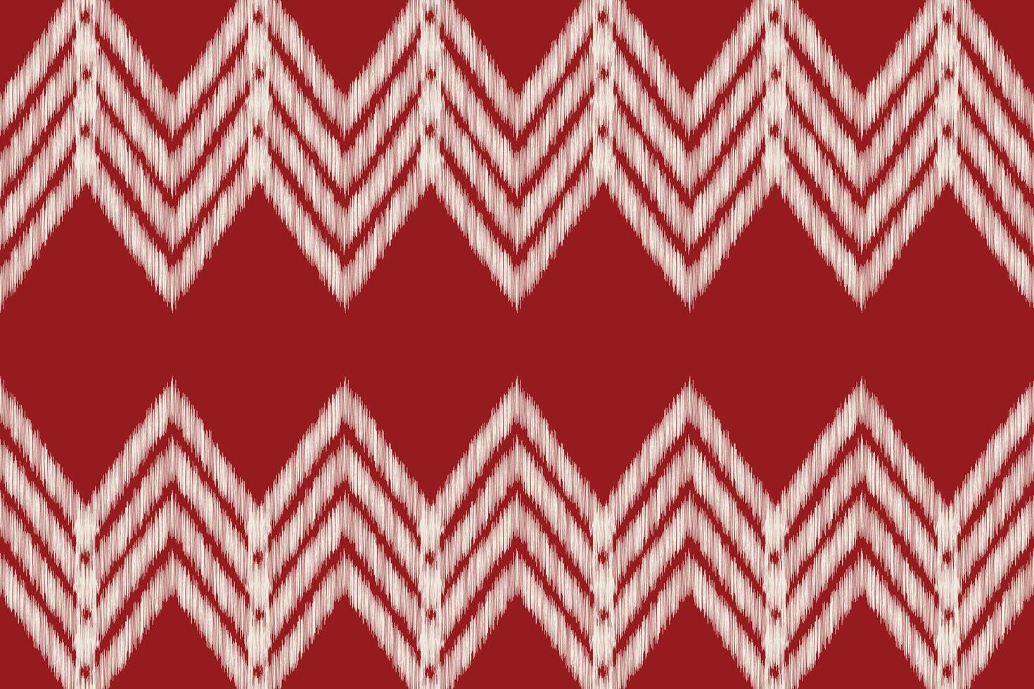 traditional Ethnic ikat motif fabric pattern geometric style.African Ikat embroidery Ethnic oriental pattern red background wallpaper. Abstract,,illustration.Texture,frame,decoration. vector