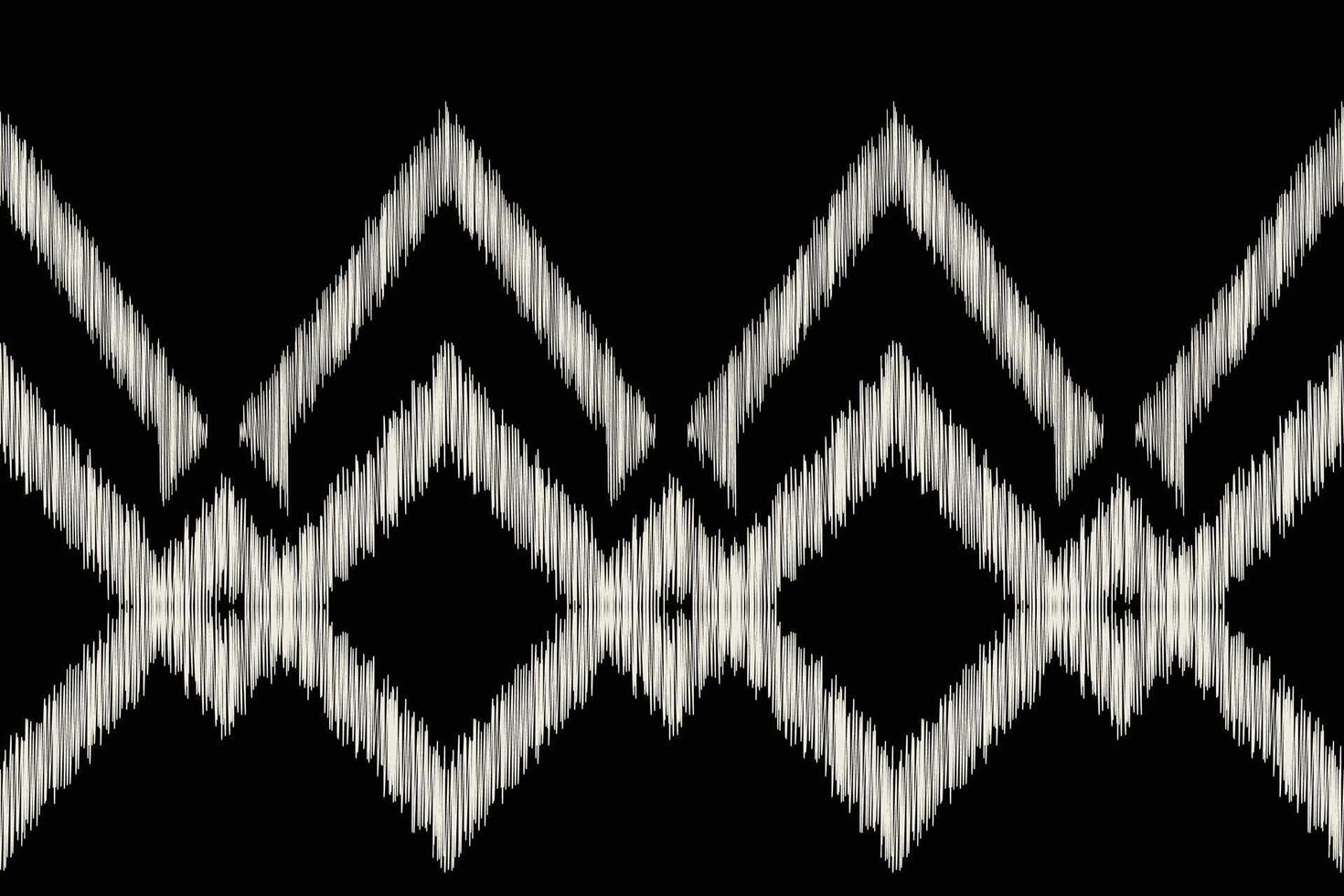 tradicional étnico ikat motivo tela antecedentes modelo geométrico .africano ikat bordado étnico oriental modelo negro antecedentes fondo de pantalla. resumen, ilustración.textura, marco, decoración. vector