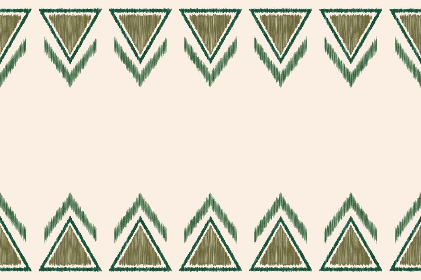 Traditional Ethnic ikat motif fabric pattern background geometric .African Ikat embroidery Ethnic pattern brown cream background wallpaper. Abstract,,illustration.Texture,frame,decoration. vector