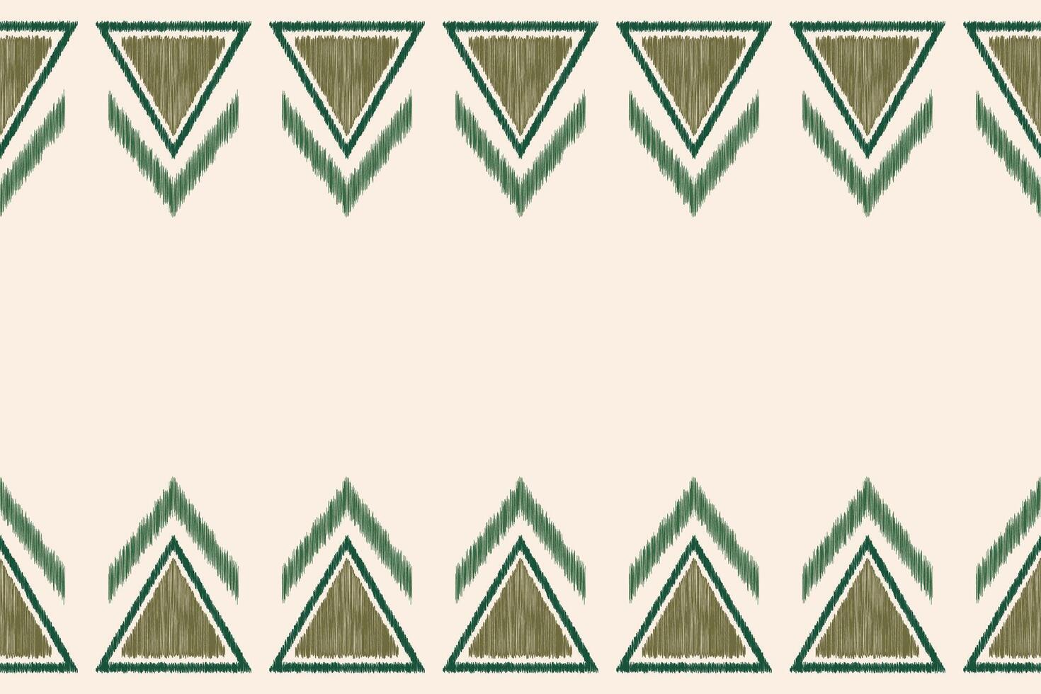 tradicional étnico ikat motivo tela modelo antecedentes geométrico .africano ikat bordado étnico modelo marrón crema antecedentes fondo de pantalla. resumen, ilustración.textura, marco, decoración. vector