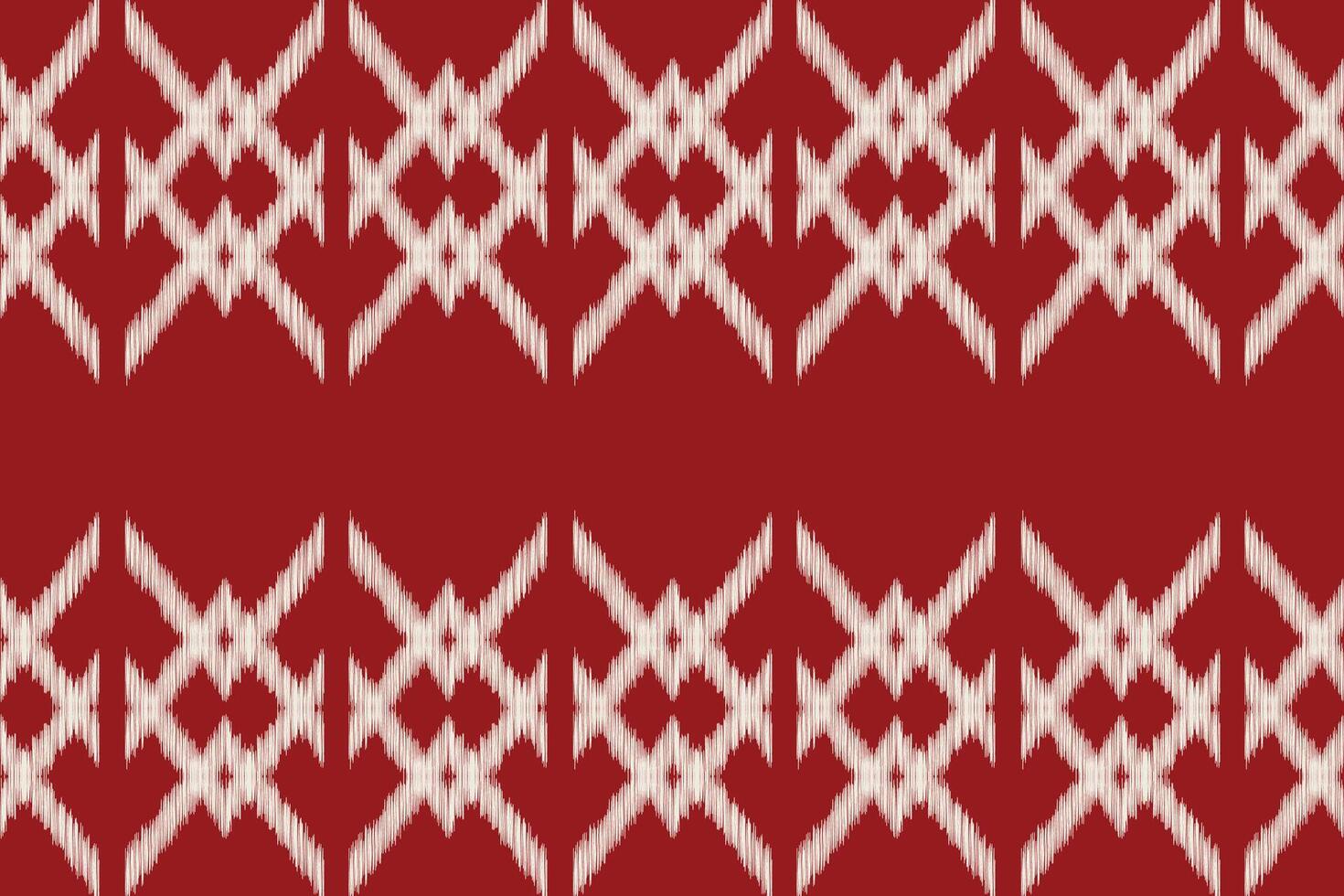traditional Ethnic ikat motif fabric pattern geometric style.African Ikat embroidery Ethnic oriental pattern red background wallpaper. Abstract,,illustration.Texture,frame,decoration. vector