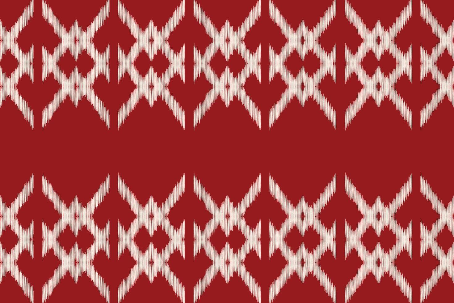 tradicional étnico ikat motivo tela modelo geométrico estilo.africano ikat bordado étnico oriental modelo rojo antecedentes fondo de pantalla. resumen, ilustración.textura, marco, decoración. vector