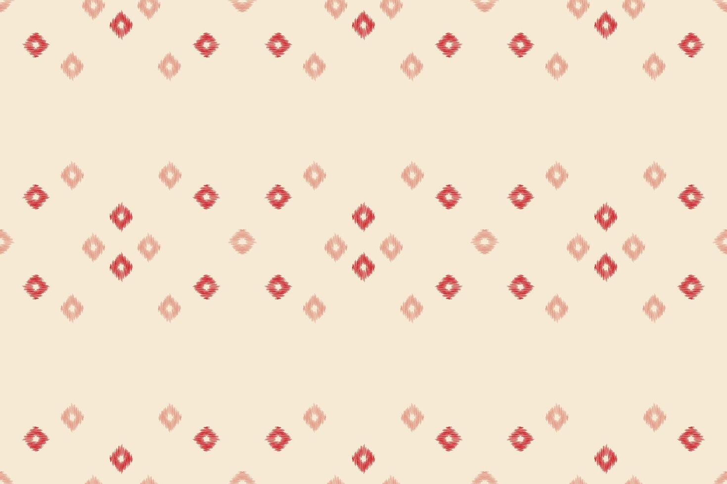 Traditional Ethnic ikat motif fabric pattern background geometric .African Ikat embroidery Ethnic pattern brown cream background wallpaper. Abstract,,illustration.Texture,frame,decoration. vector