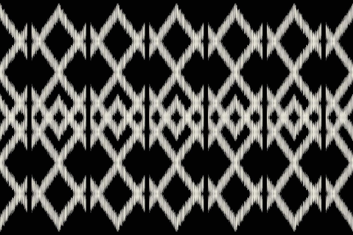 tradicional étnico ikat motivo tela antecedentes modelo geométrico .africano ikat bordado étnico oriental modelo negro antecedentes fondo de pantalla. resumen, ilustración.textura, marco, decoración. vector