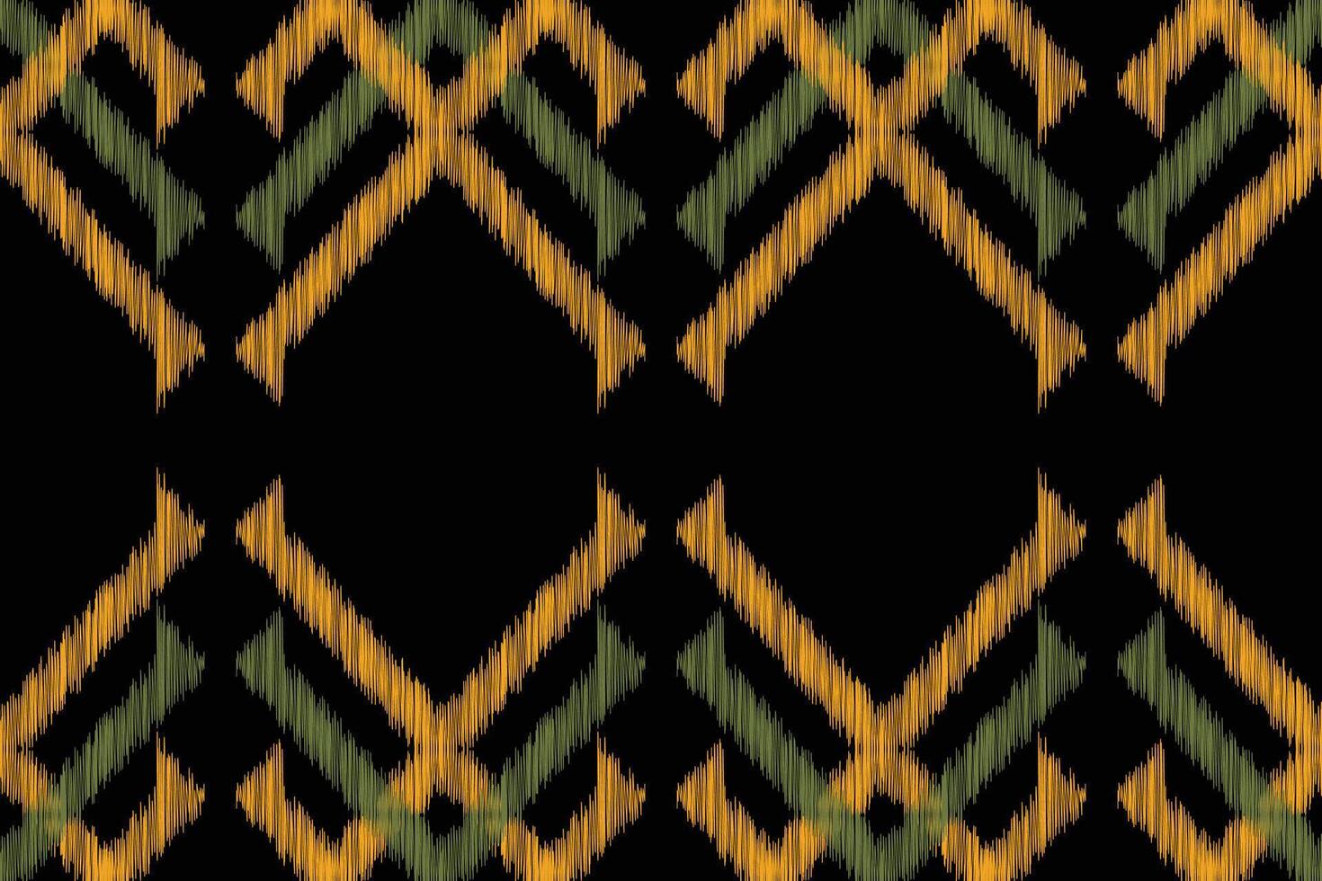 Traditional Ethnic ikat motif fabric background pattern geometric .African Ikat embroidery Ethnic oriental pattern black background wallpaper. Abstract,,illustration.Texture,frame,decoration. vector
