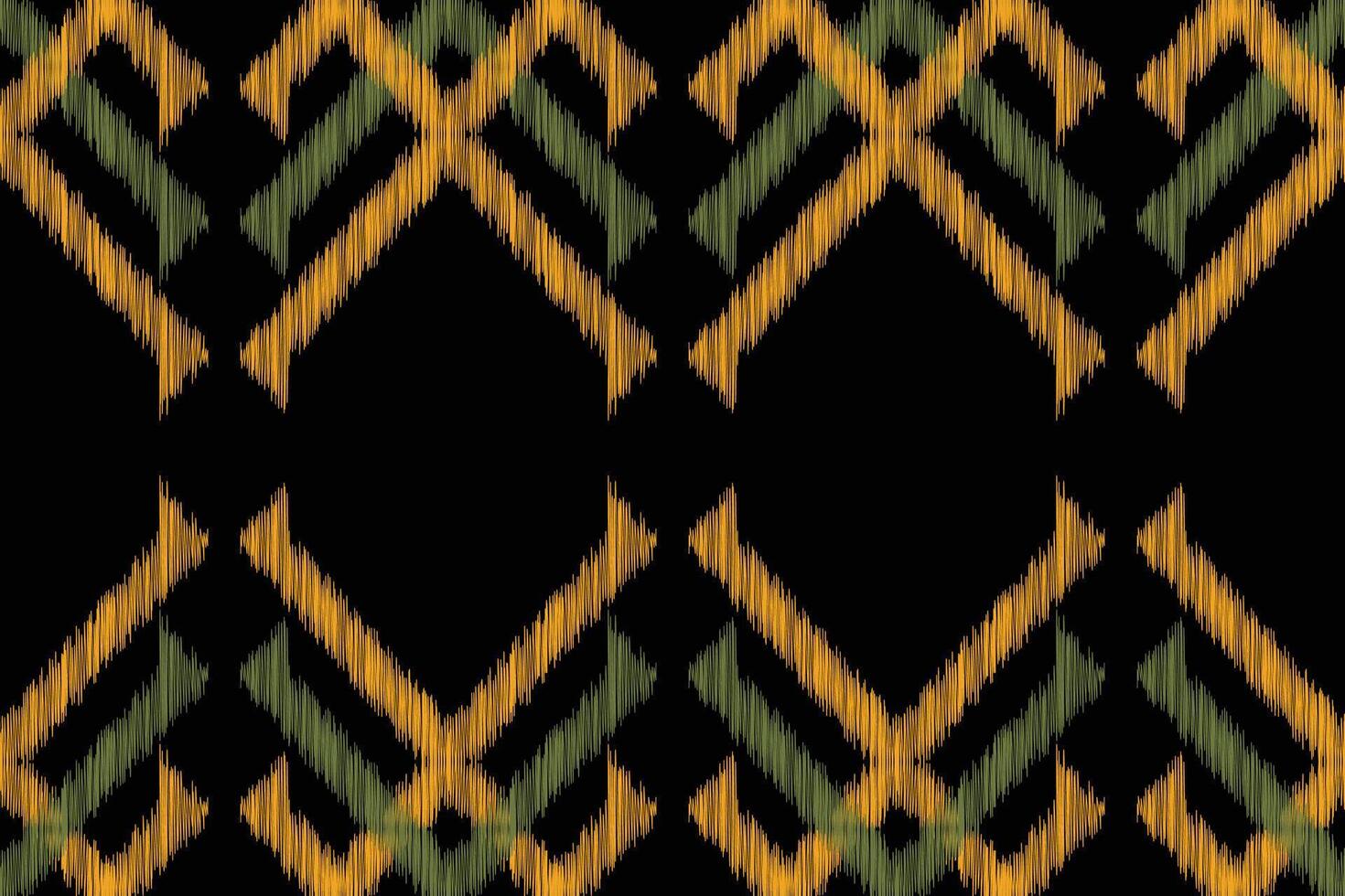 Traditional Ethnic ikat motif fabric background pattern geometric .African Ikat embroidery Ethnic oriental pattern black background wallpaper. Abstract,,illustration.Texture,frame,decoration. vector