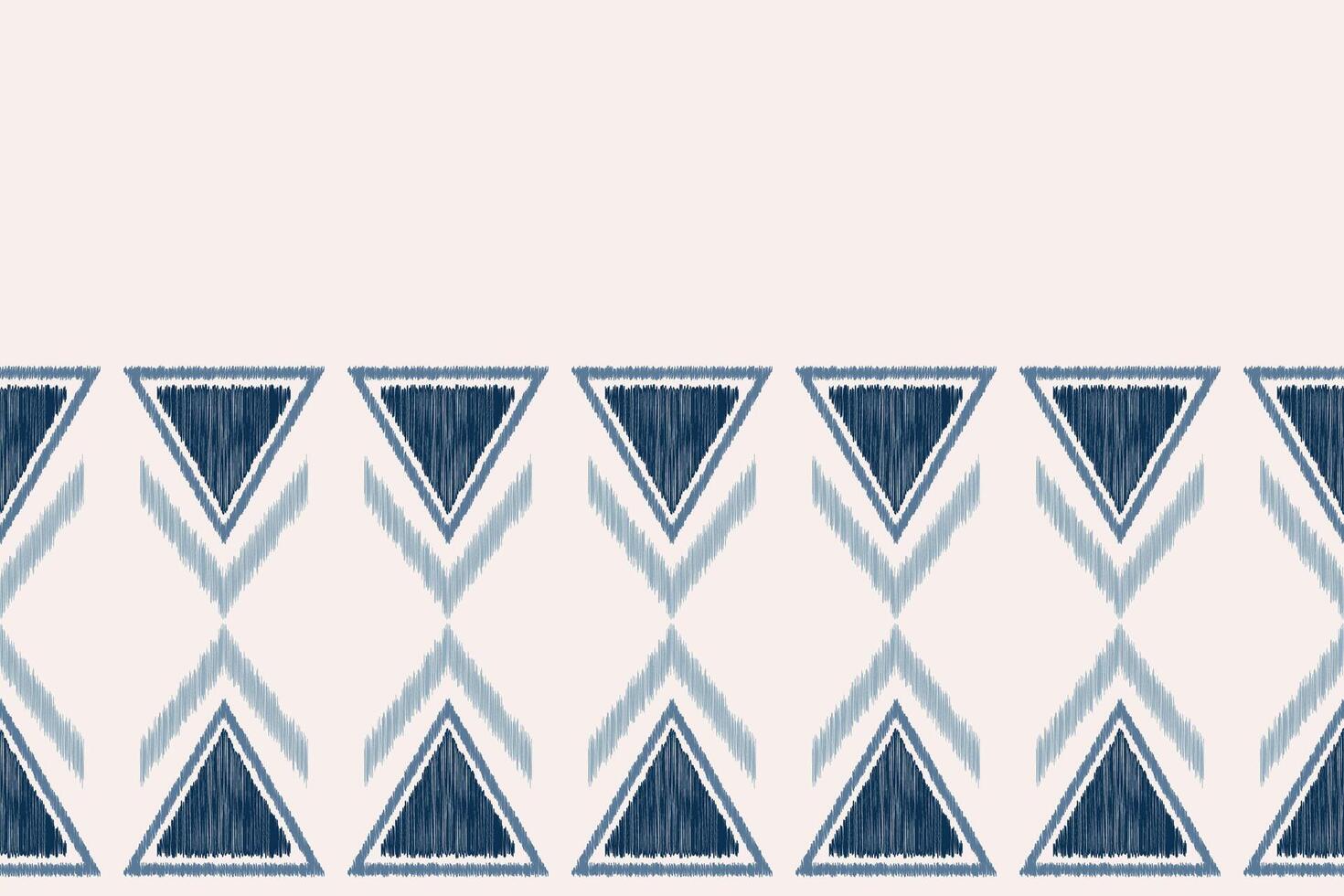 Traditional Ethnic ikat motif fabric pattern background geometric .African Ikat embroidery Ethnic pattern brown cream background wallpaper. Abstract,,illustration.Texture,frame,decoration. vector