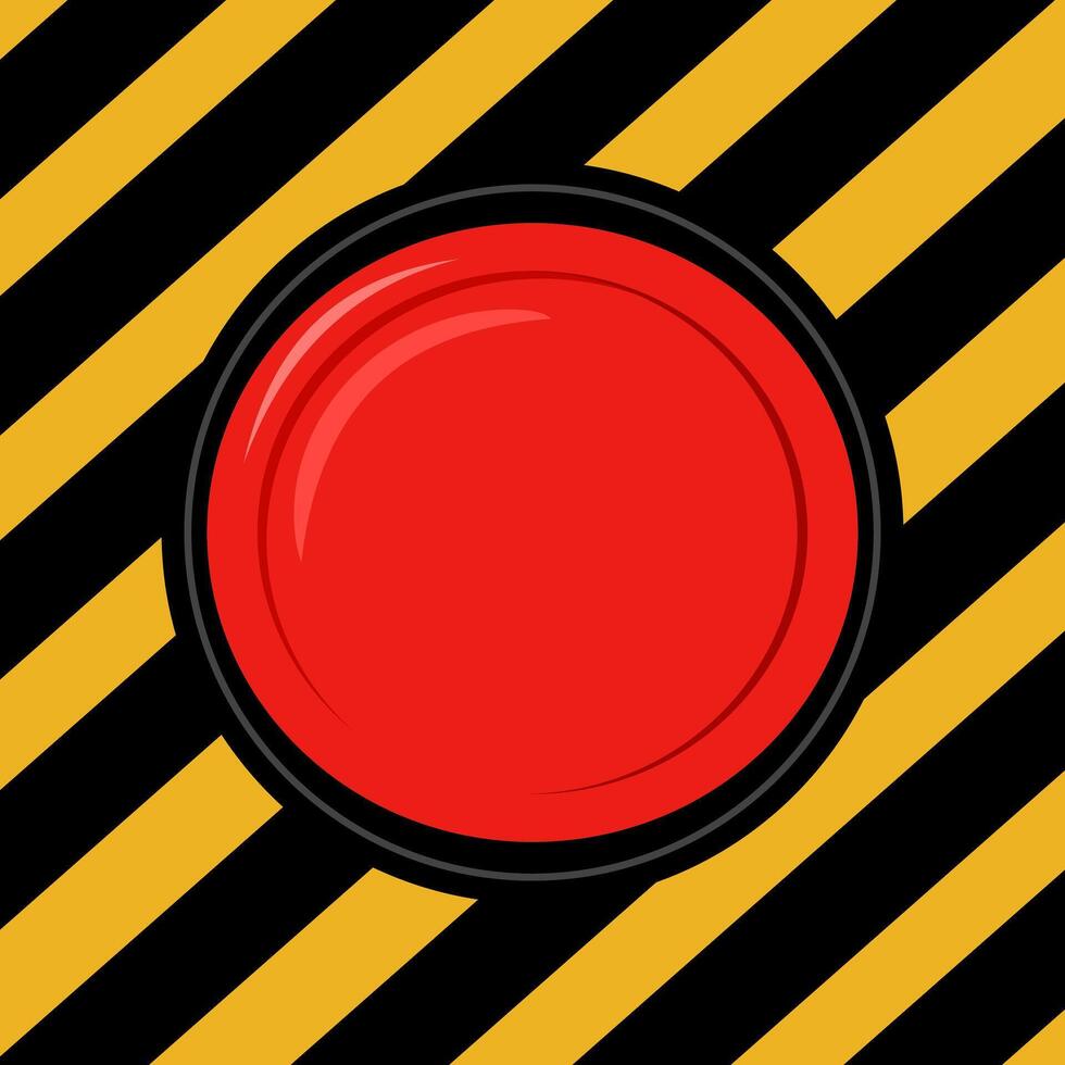 Red Alarm Button vector