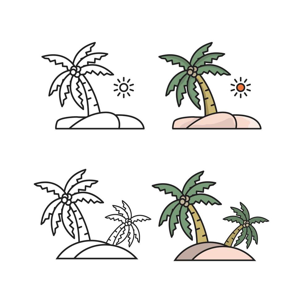 Summer icon design tempalte. vector