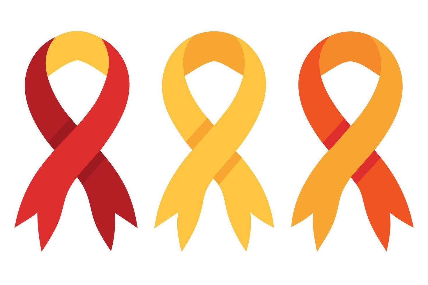 Hair Ribbon Set design vector