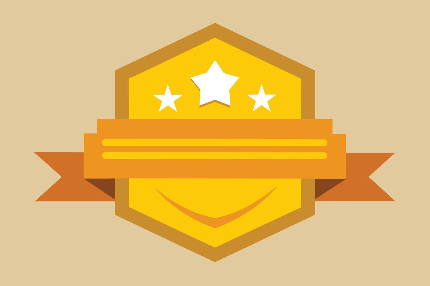 Gold Badge Elements design vector