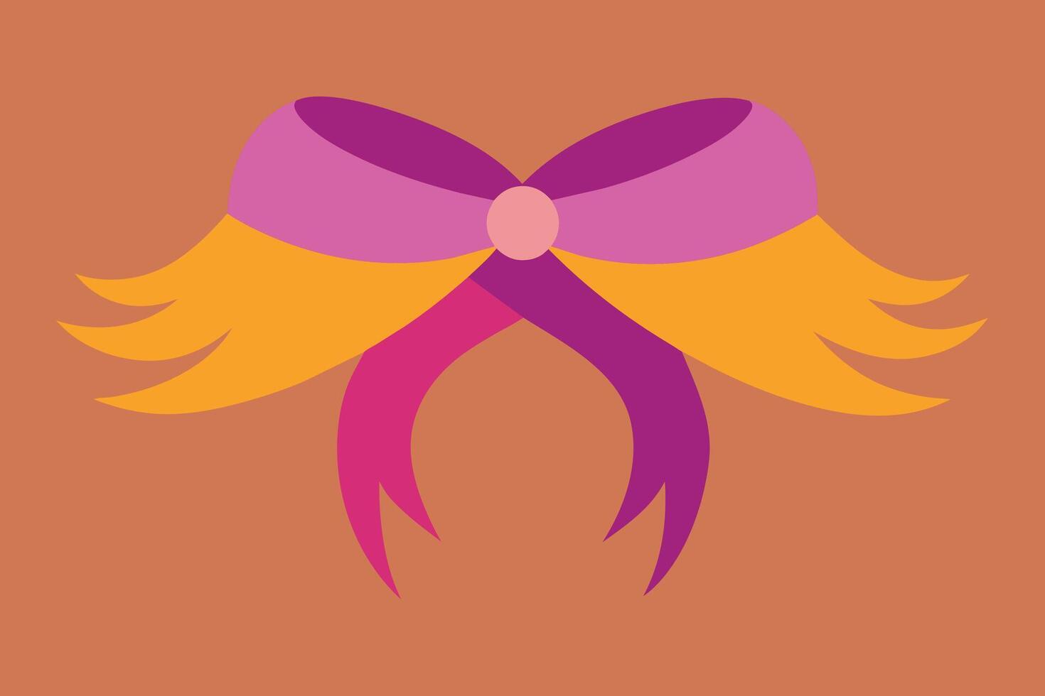 Hair Ribbon Set design vector