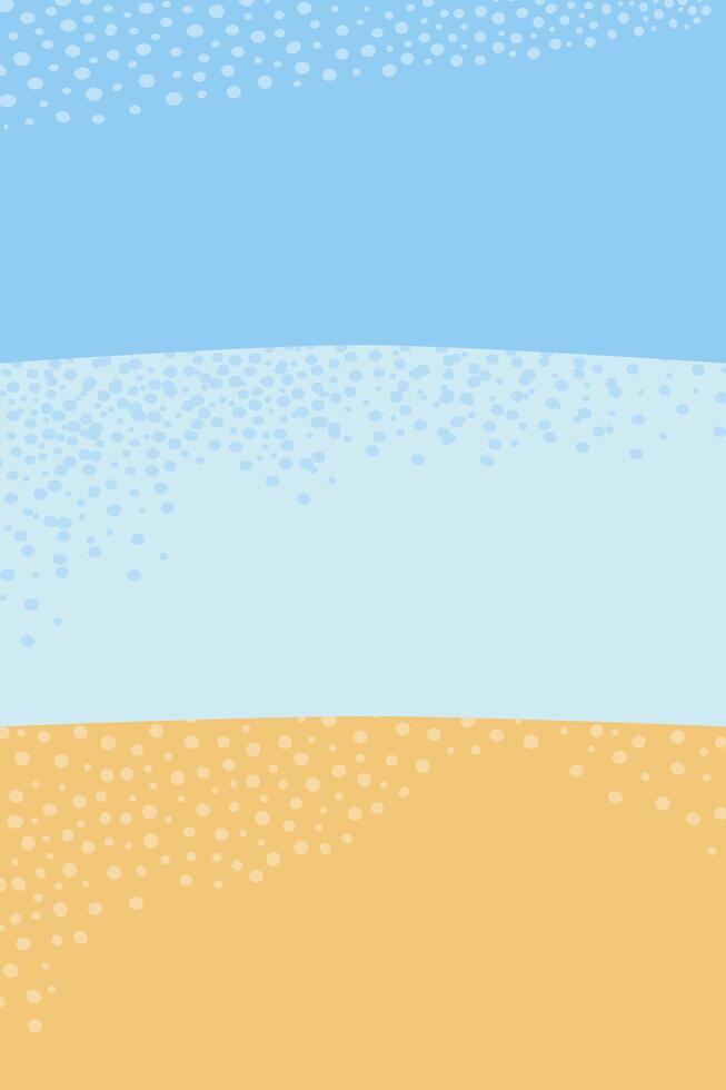 Vertical backdrop texture of colorful stripes and abstract bubbles decoration in trendy summer hues vector