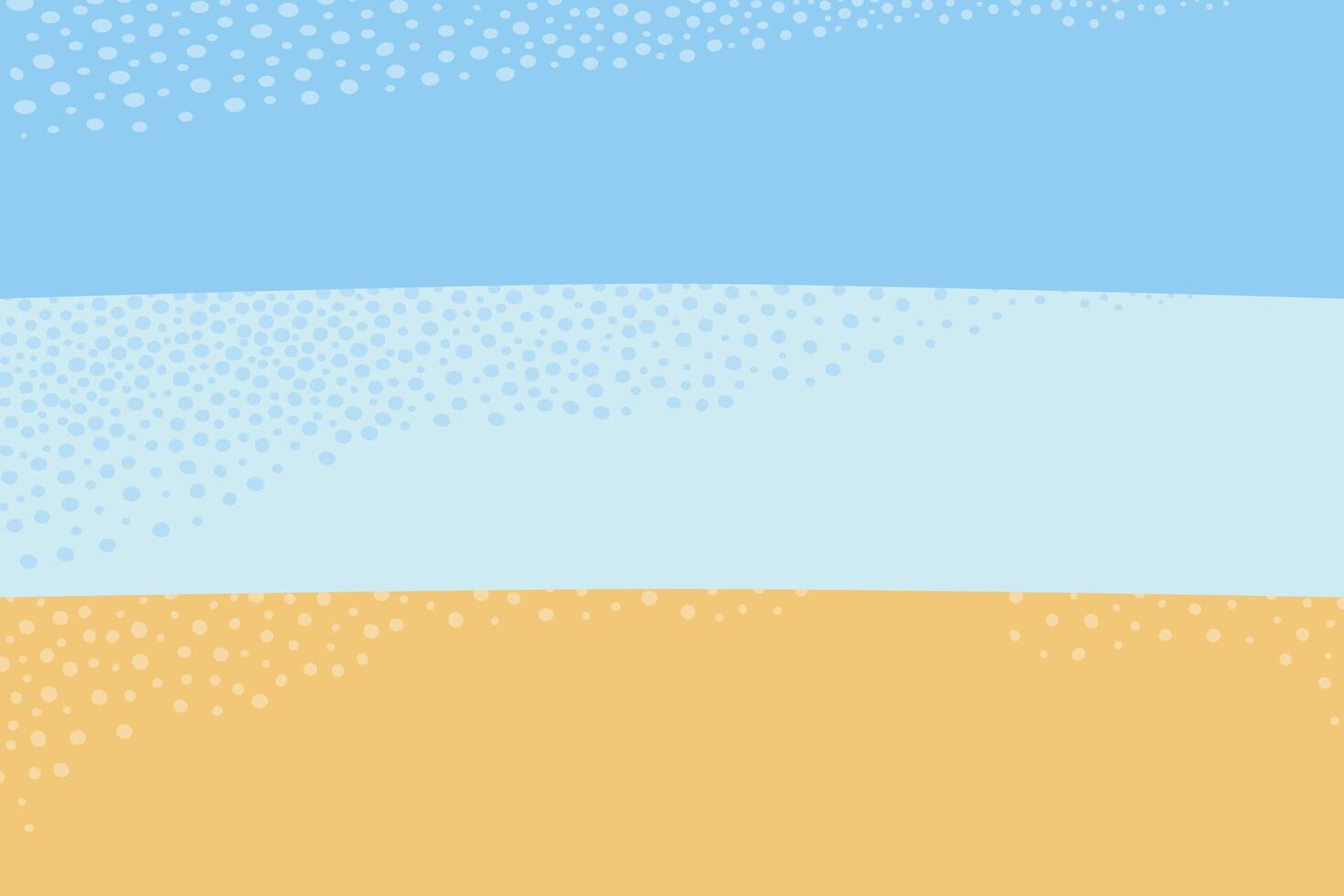 Abstract backdrop texture of colorful stripes and bubble decoration in trendy summer yellow and blue vector