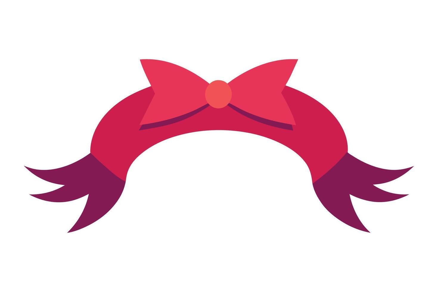 Hair Ribbon Set design vector