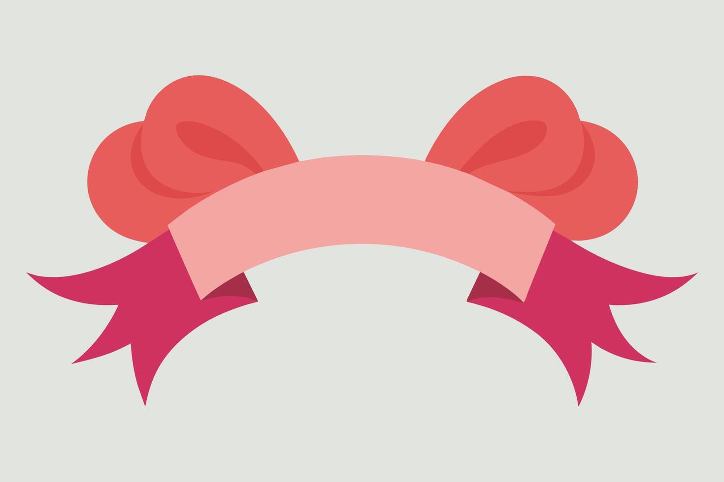 Hair Ribbon Set design vector