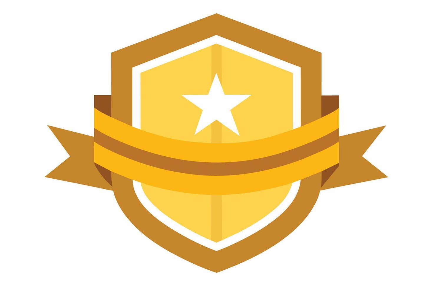 Gold Badge Elements design vector