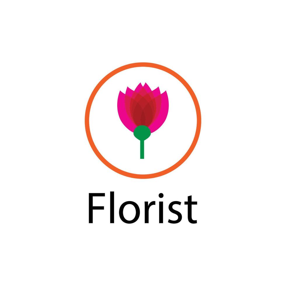 Beauty Florist botanical flower design vector