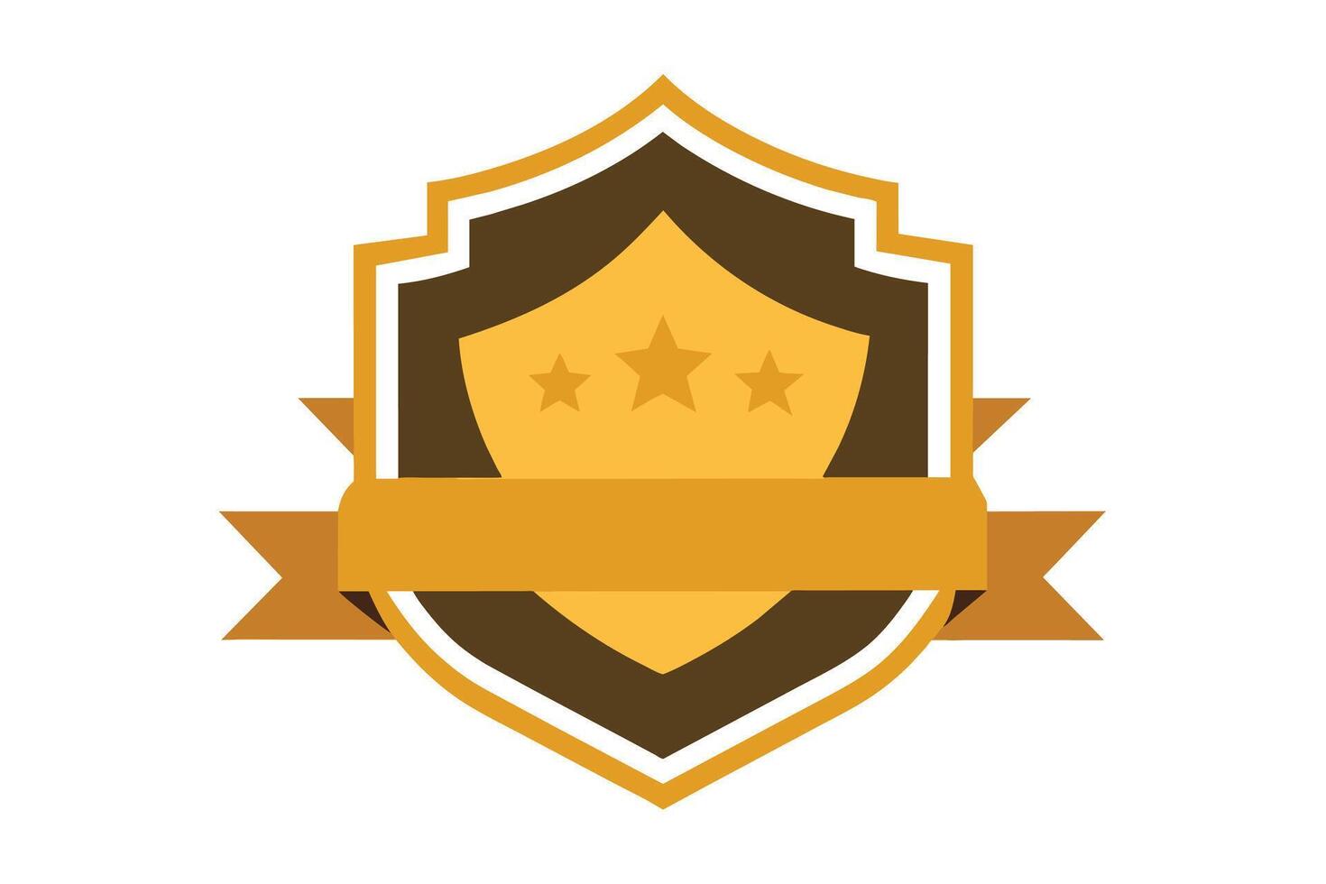 Gold Badge Elements design vector