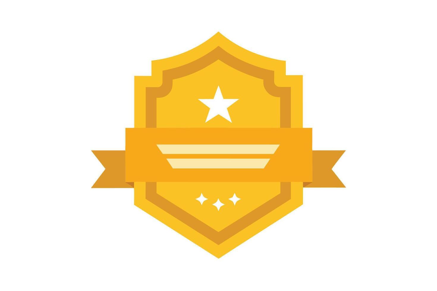 Gold Badge Elements design vector