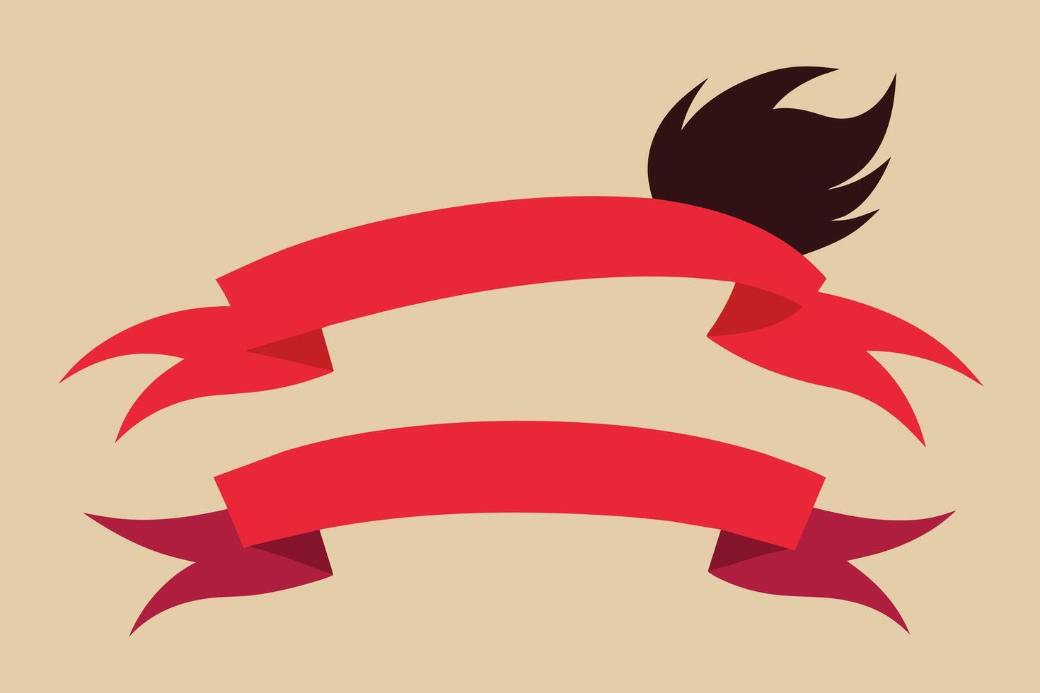 Hair Ribbon Set design vector