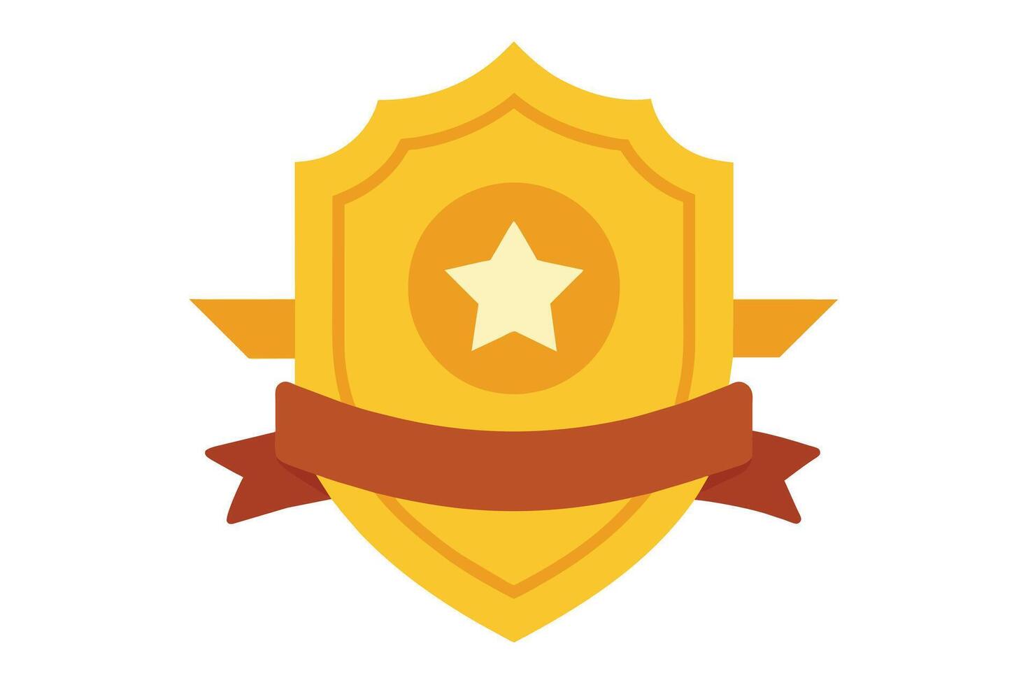 Gold Badge Elements design vector