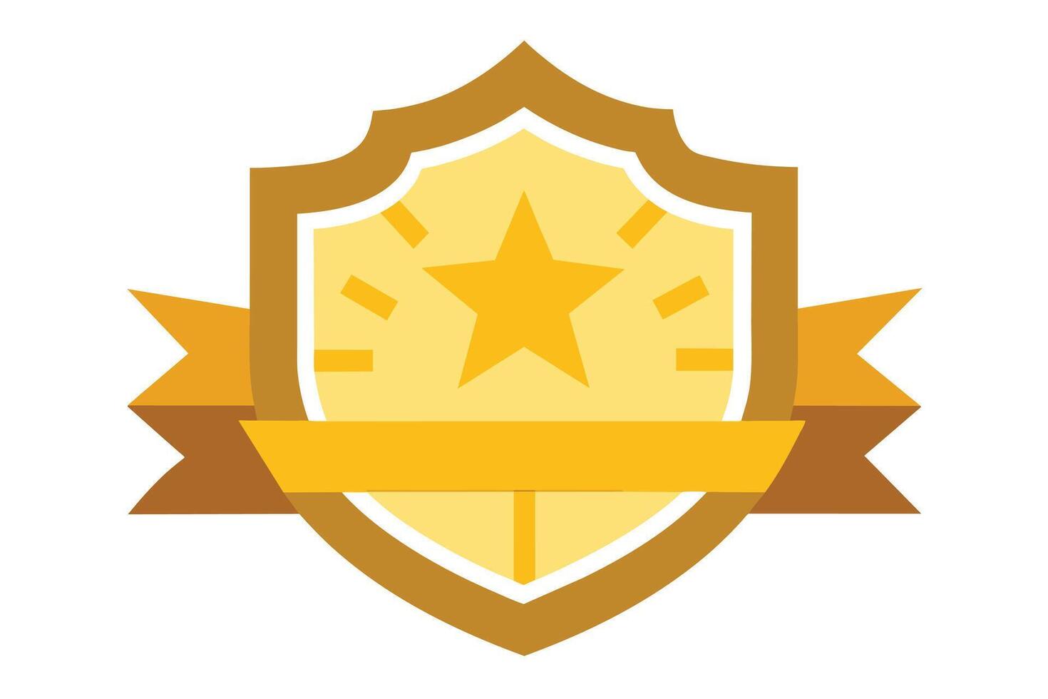 Gold Badge Elements design vector