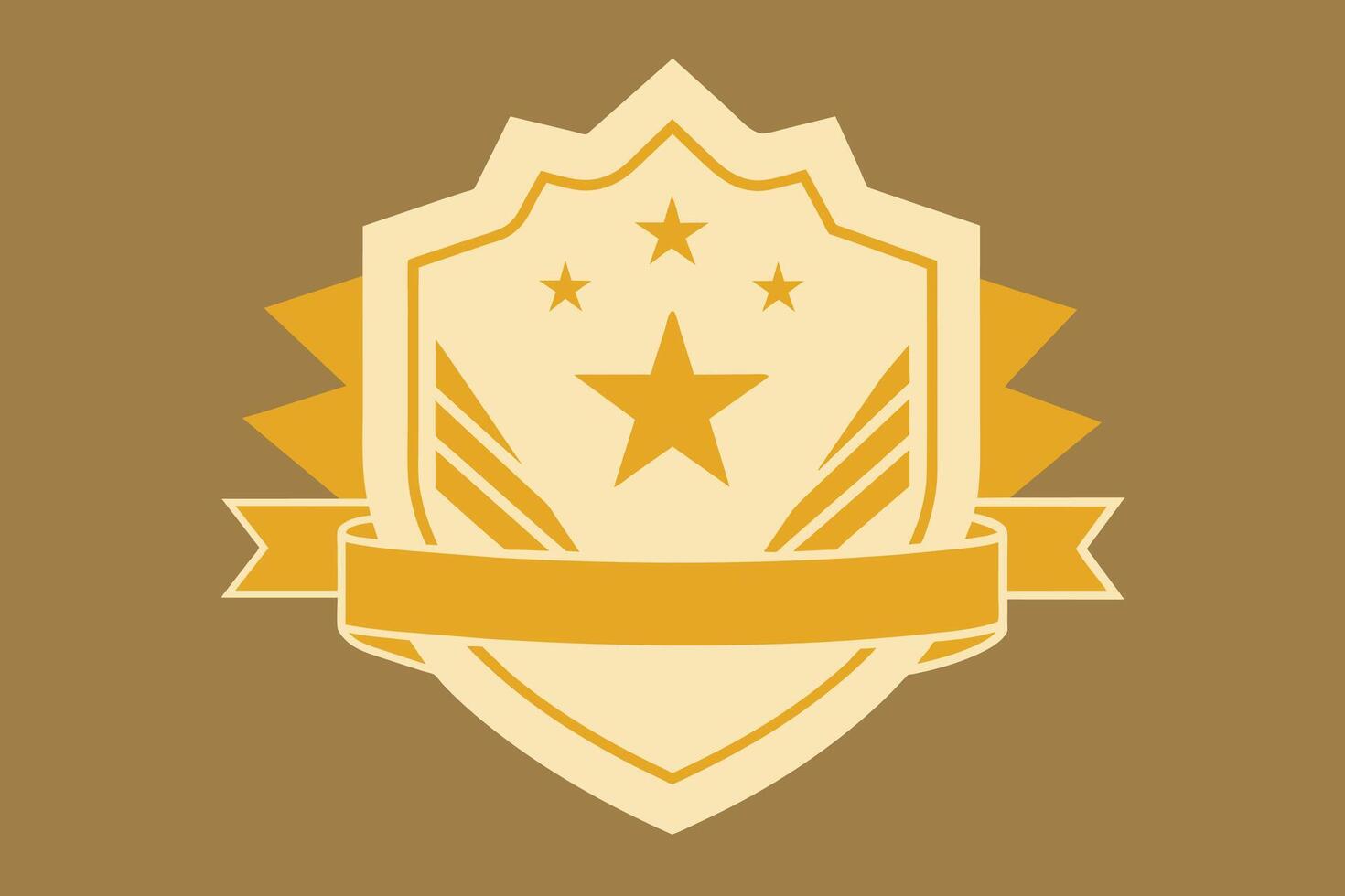 Gold Badge Elements design vector