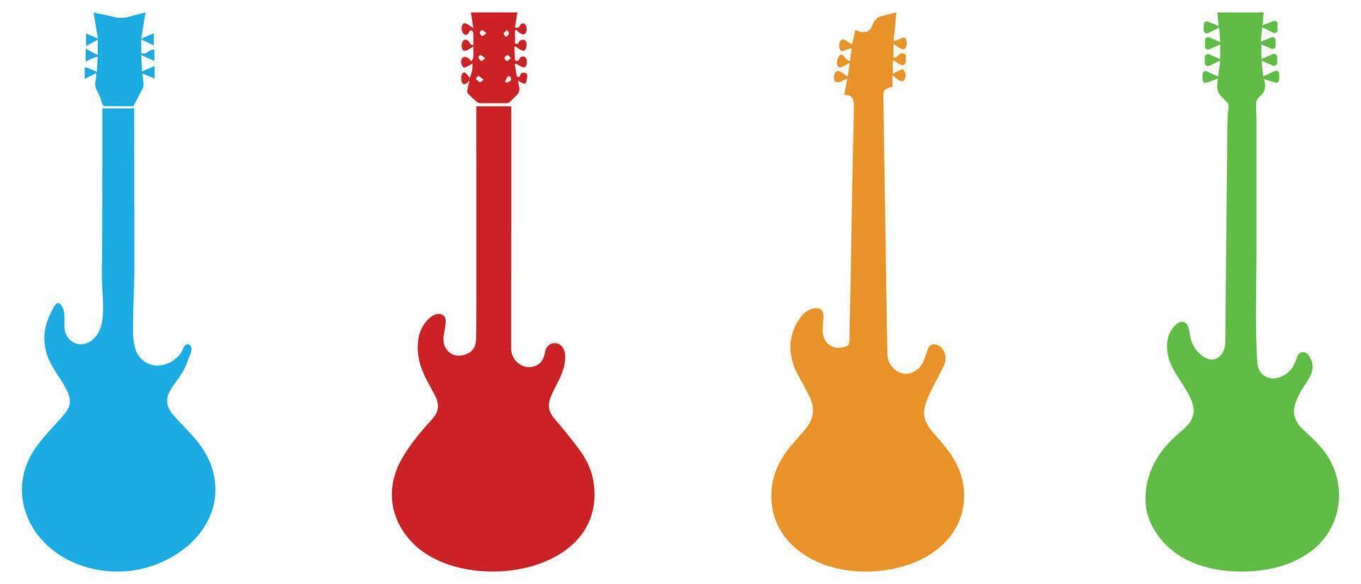 Guitar icon studio song. Festival rock design. vector