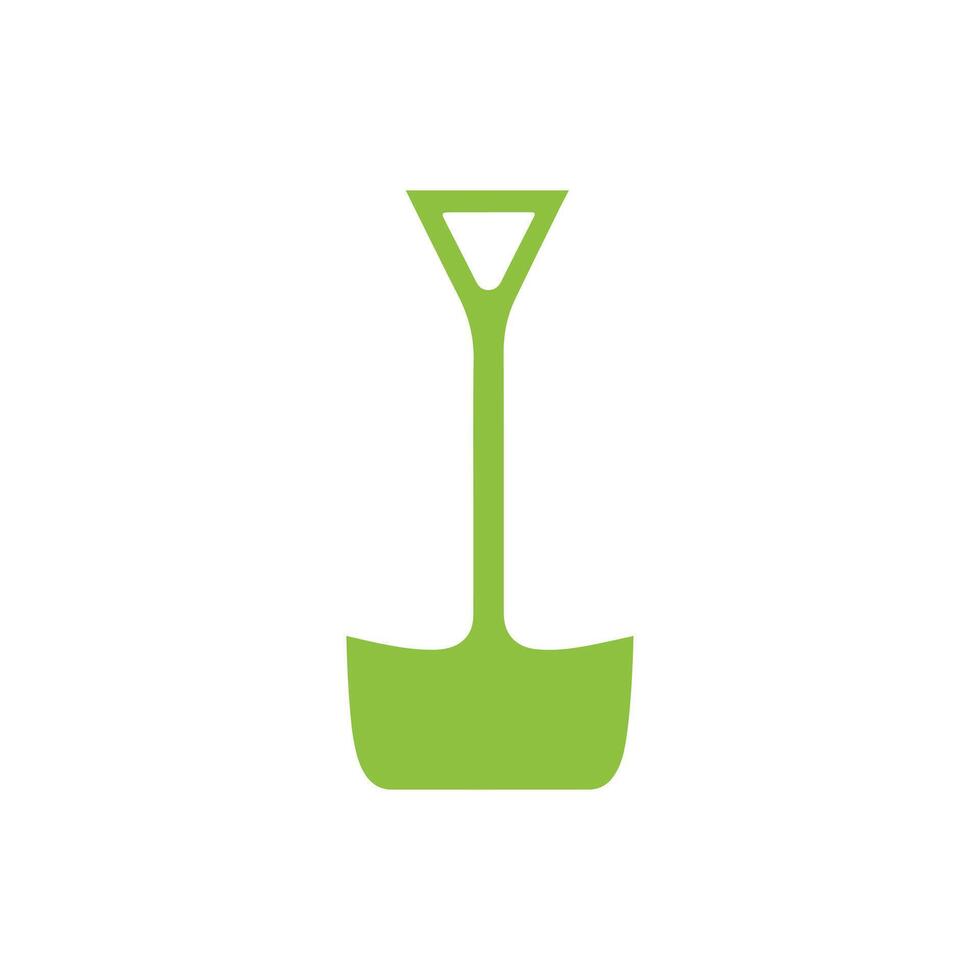 Shovel handel icon. Illustration color design. vector