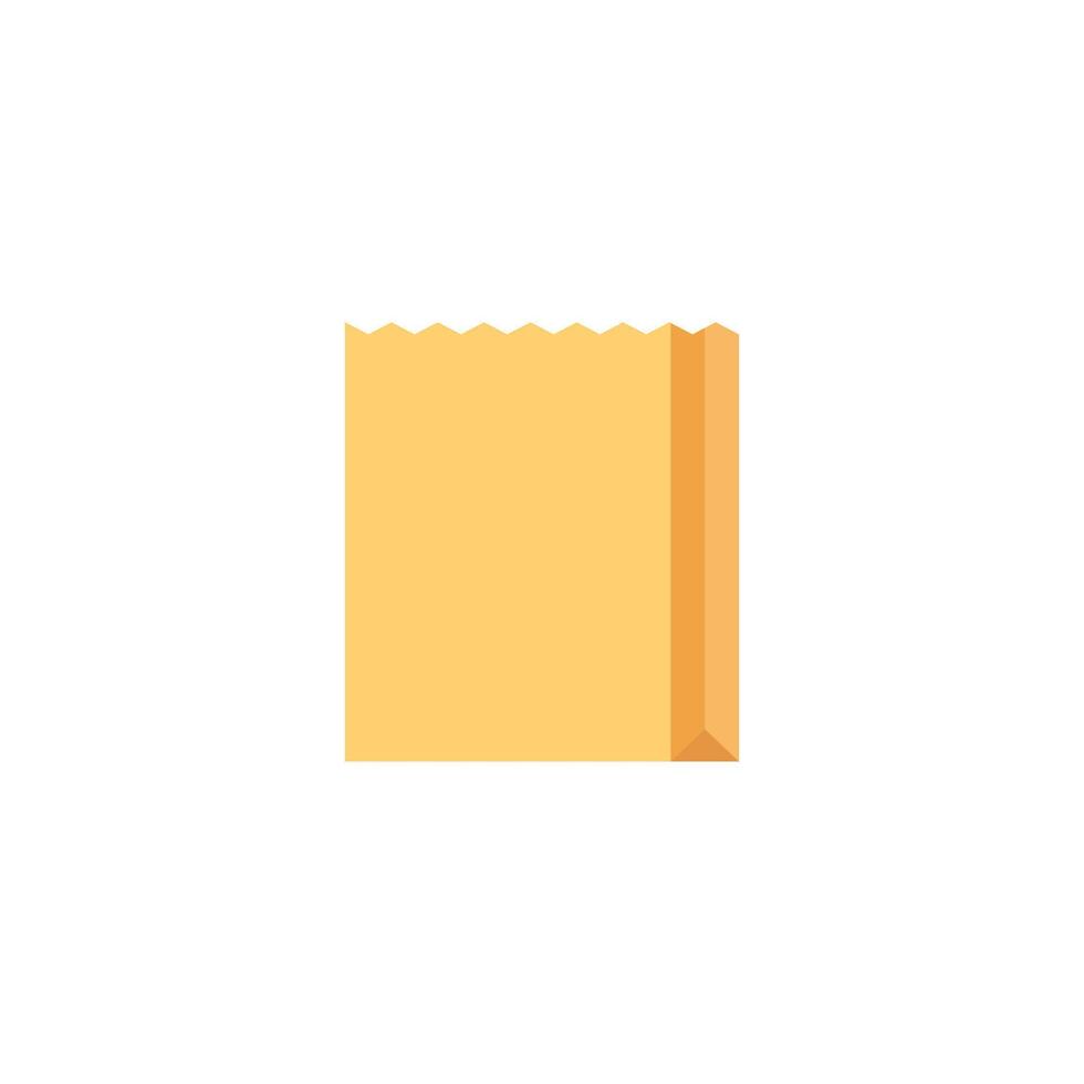 Shopping bag icon in flat style. Package illustration on isolated background. Purchase sign business concept. vector