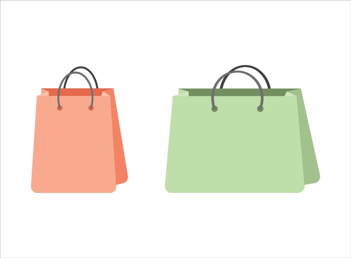 compras bolso icono en plano estilo. paquete ilustración en aislado antecedentes. compra firmar negocio concepto. vector