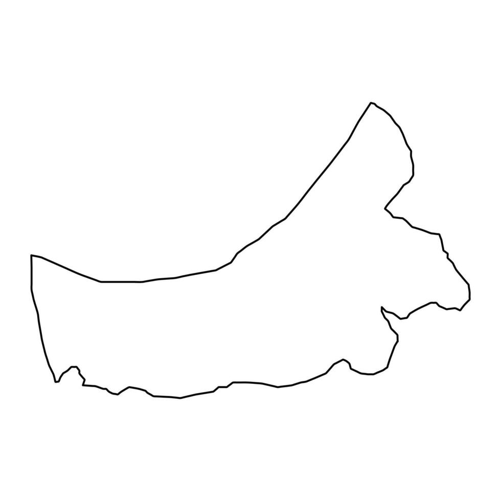 Jammerbugt Municipality map, administrative division of Denmark. illustration. vector