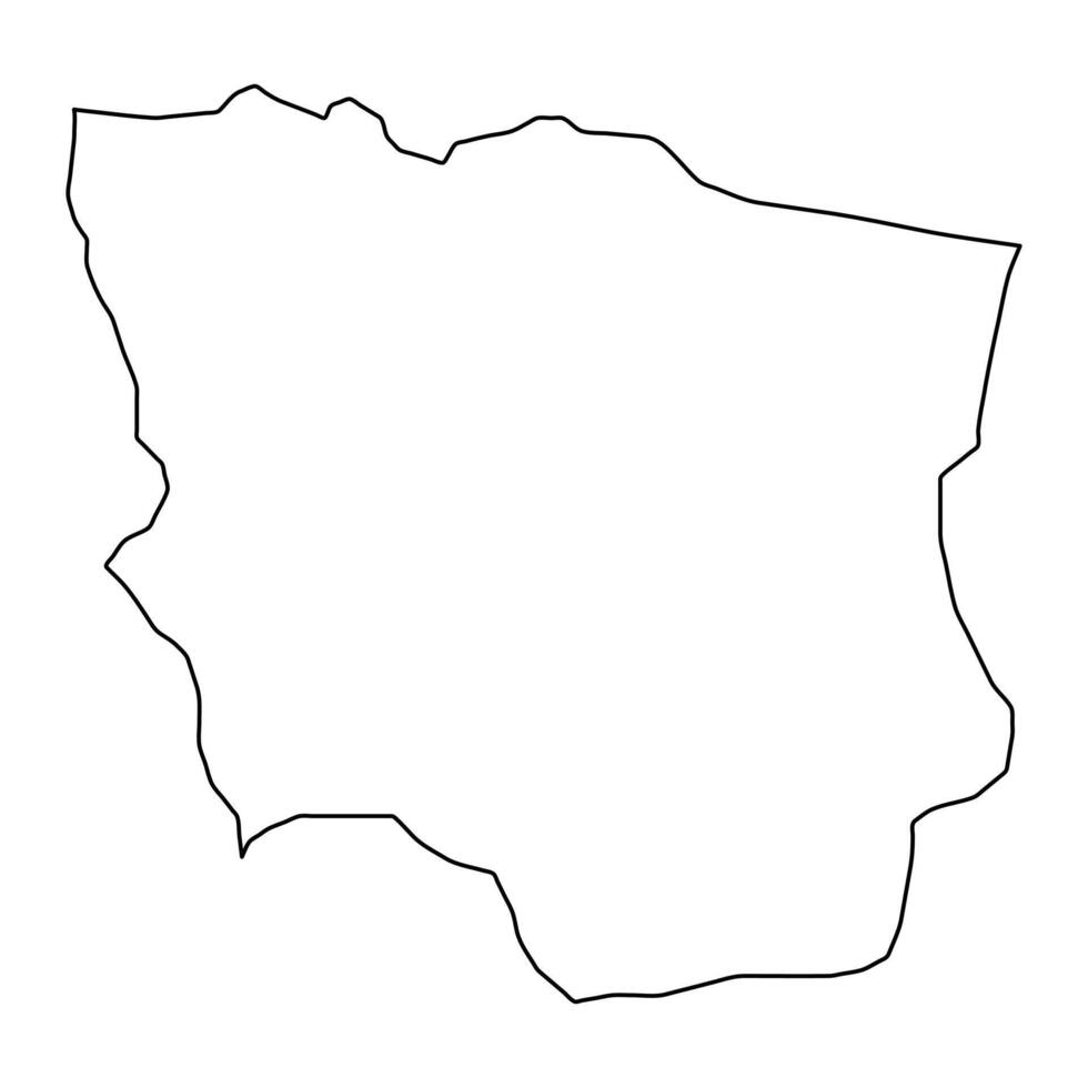 Koge Municipality map, administrative division of Denmark. illustration. vector