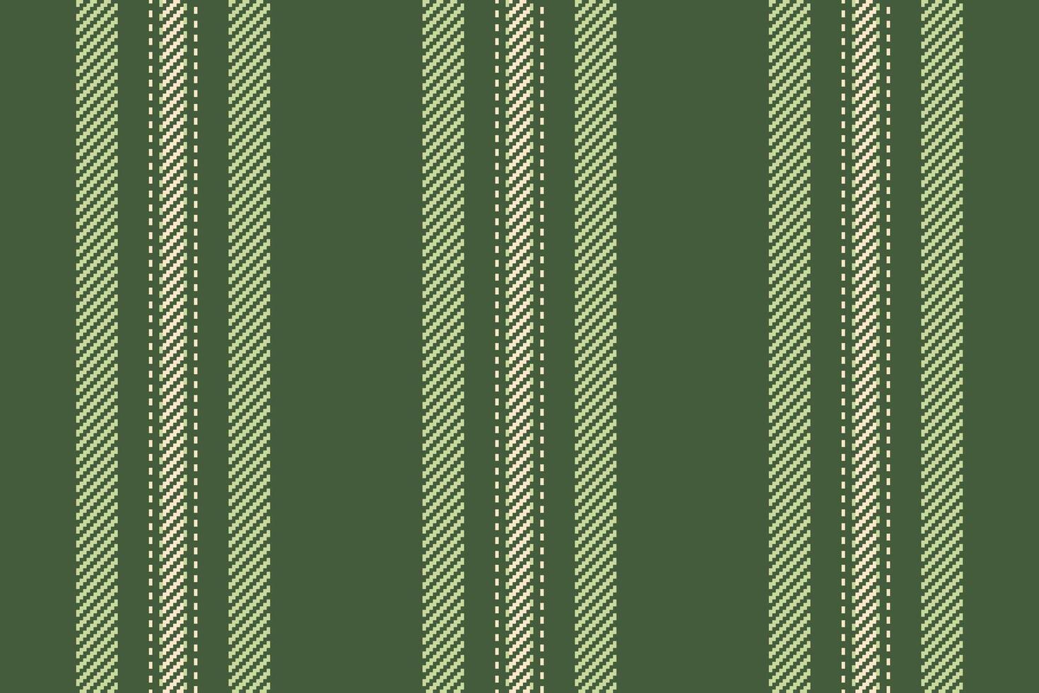 Industrial textile pattern background, flowing seamless vertical . Vogue stripe lines fabric texture in green and light colors. vector