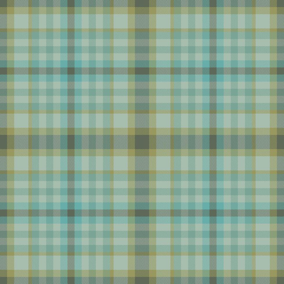 Plaid seamless pattern in green. Check fabric texture. textile print. vector