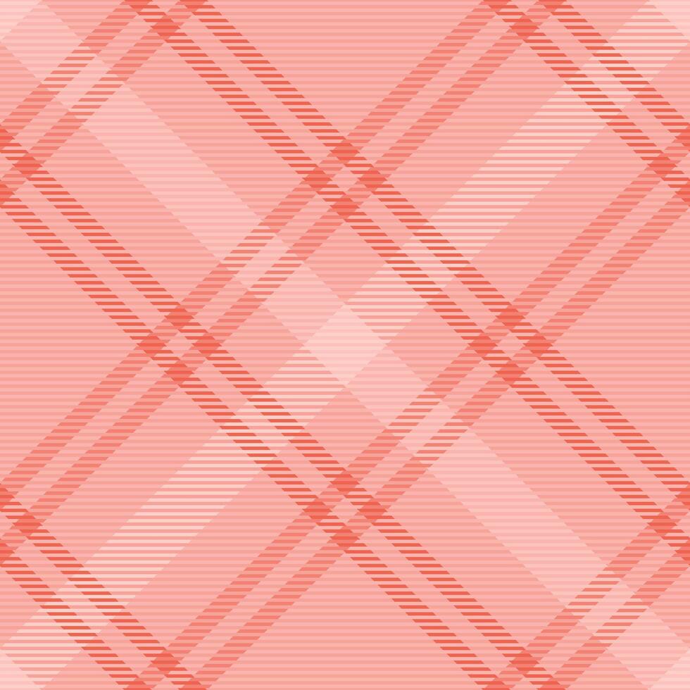Proud textile tartan, decor background pattern seamless. Victorian fabric texture plaid check in red and light colors. vector