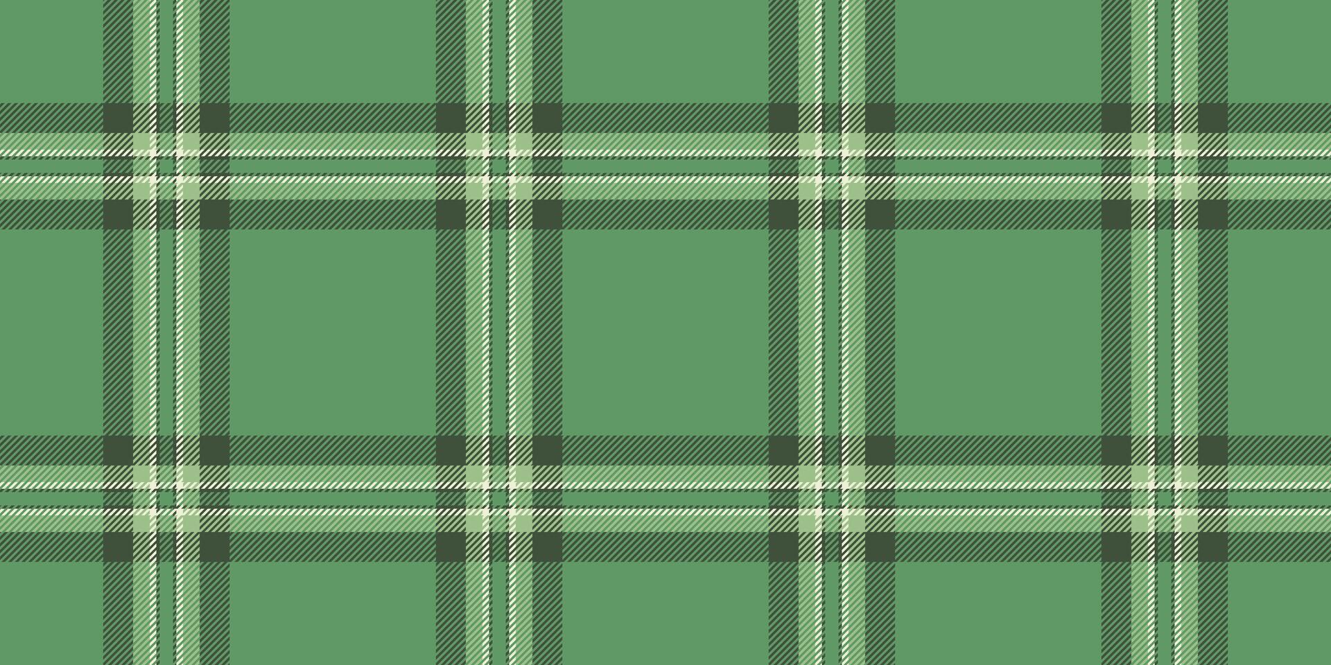 Dimensional seamless fabric check, refresh pattern background texture. Effect plaid textile tartan in pastel and green colors. vector