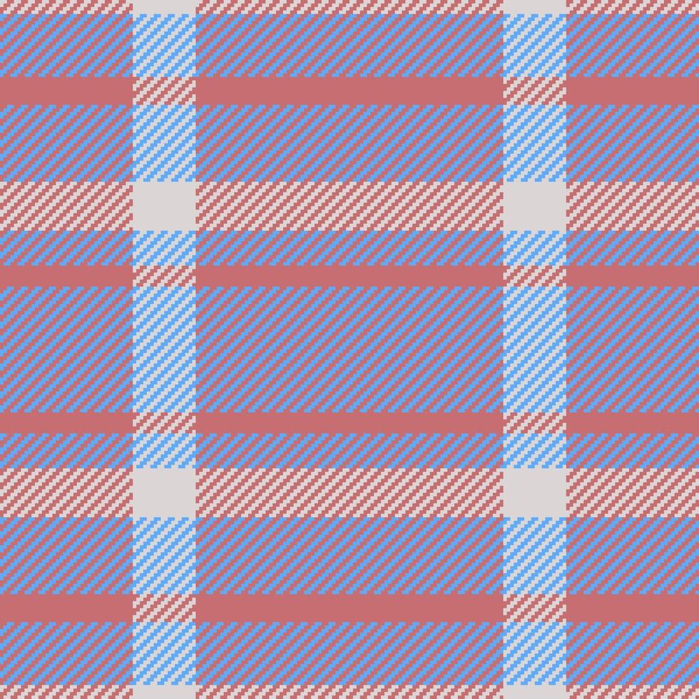 Texture textile tartan of fabric seamless with a pattern check plaid background. vector