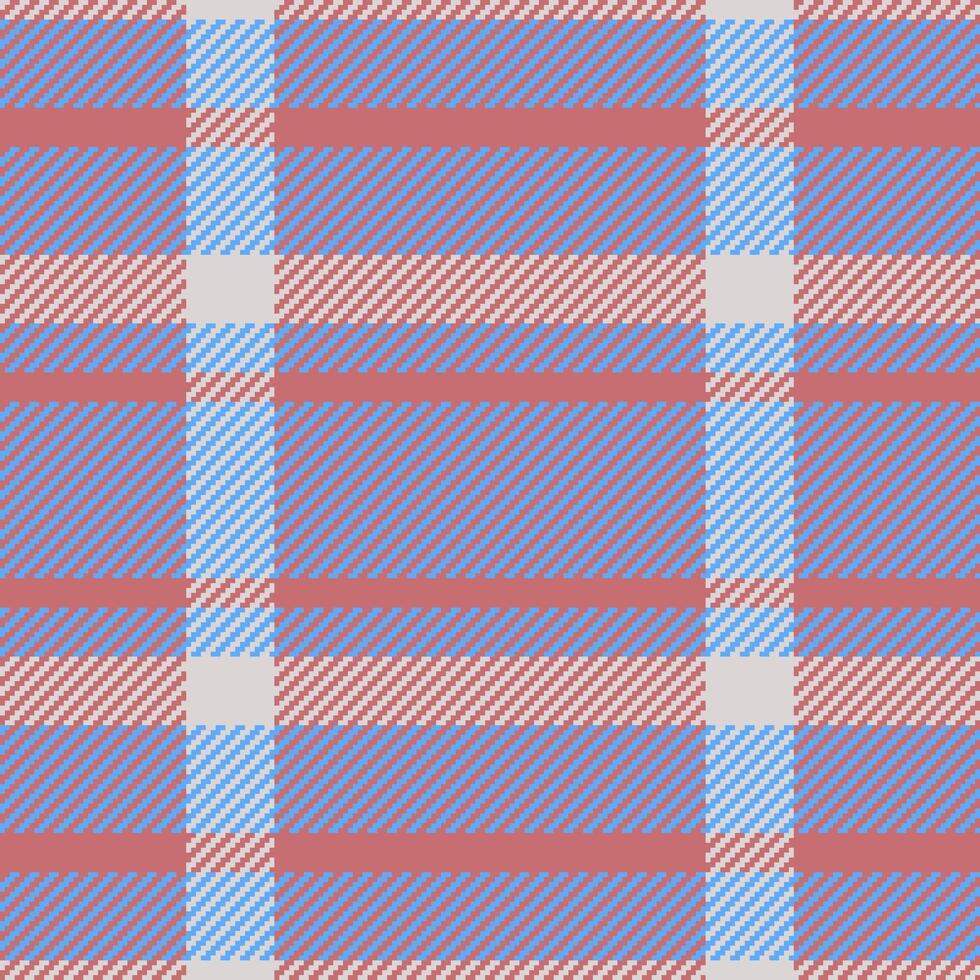 Texture textile tartan of fabric seamless with a pattern check plaid background. vector