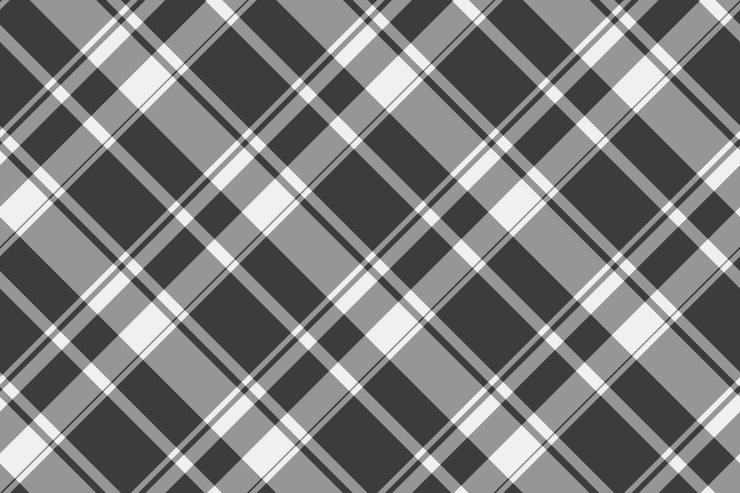 Herringbone check textile fabric, new pattern seamless background. Checker texture tartan plaid in vintage gray and grey colors. vector