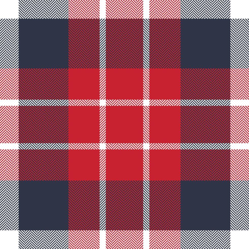 Plaid check pattern. Seamless fabric texture. Tartan textile print. vector