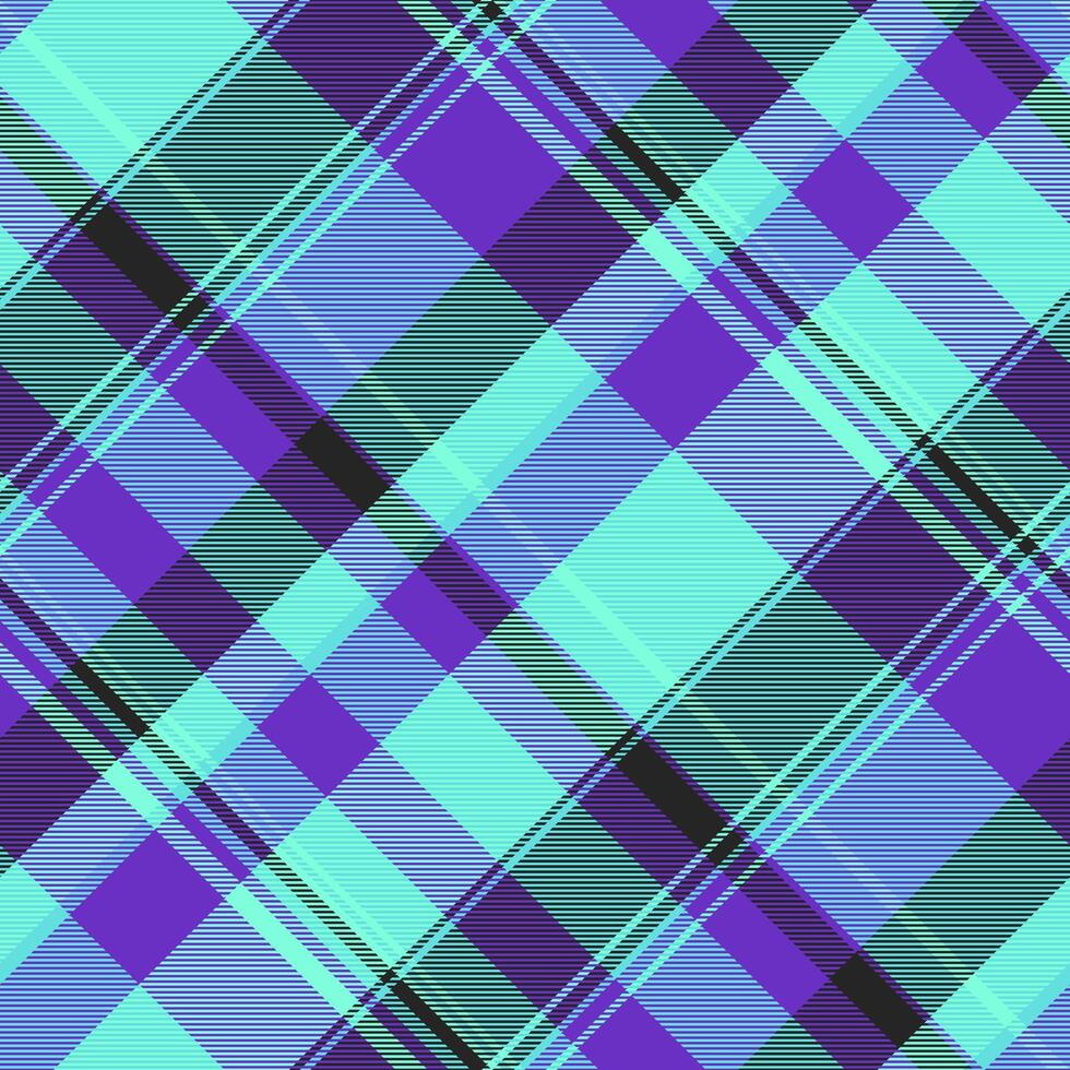 pattern texture of seamless textile tartan with a plaid check background fabric. vector