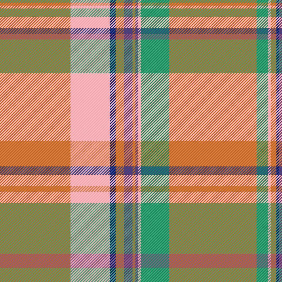 Check pattern textile of texture tartan plaid with a seamless fabric background. vector