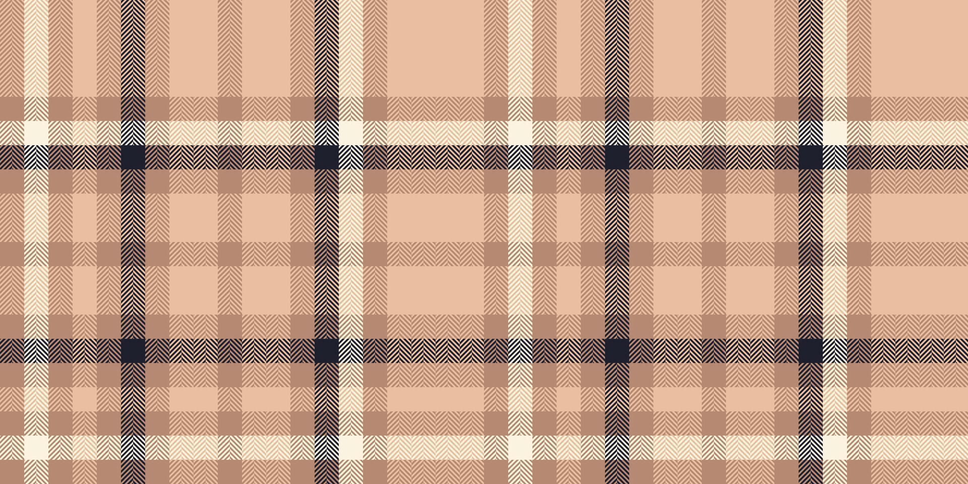 Event tartan plaid check, delicate background seamless. Pretty pattern textile fabric texture in orange and dark colors. vector