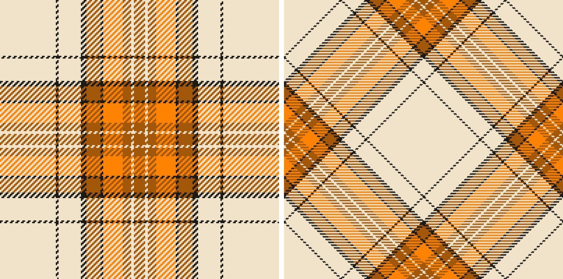 tartan textile of plaid background texture with a seamless check fabric pattern. vector