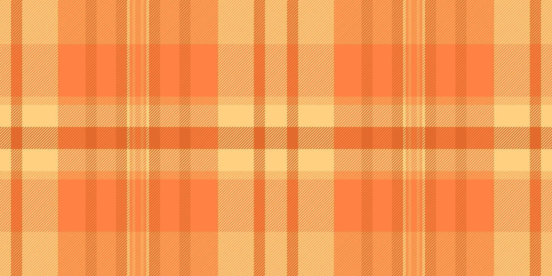Postcard fabric background seamless, new york texture pattern tartan. Print plaid check textile in orange and amber colors. vector