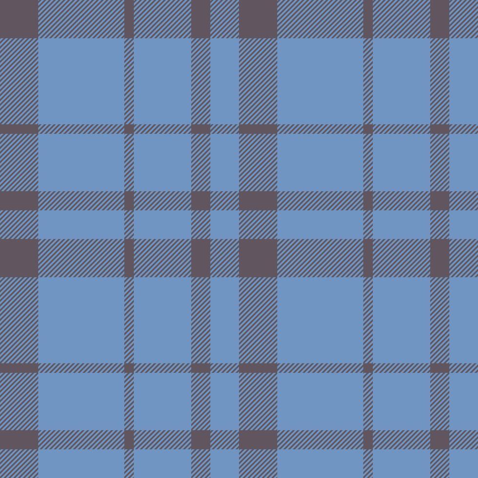 Plaid seamless pattern in blue. Check fabric texture. textile print. vector