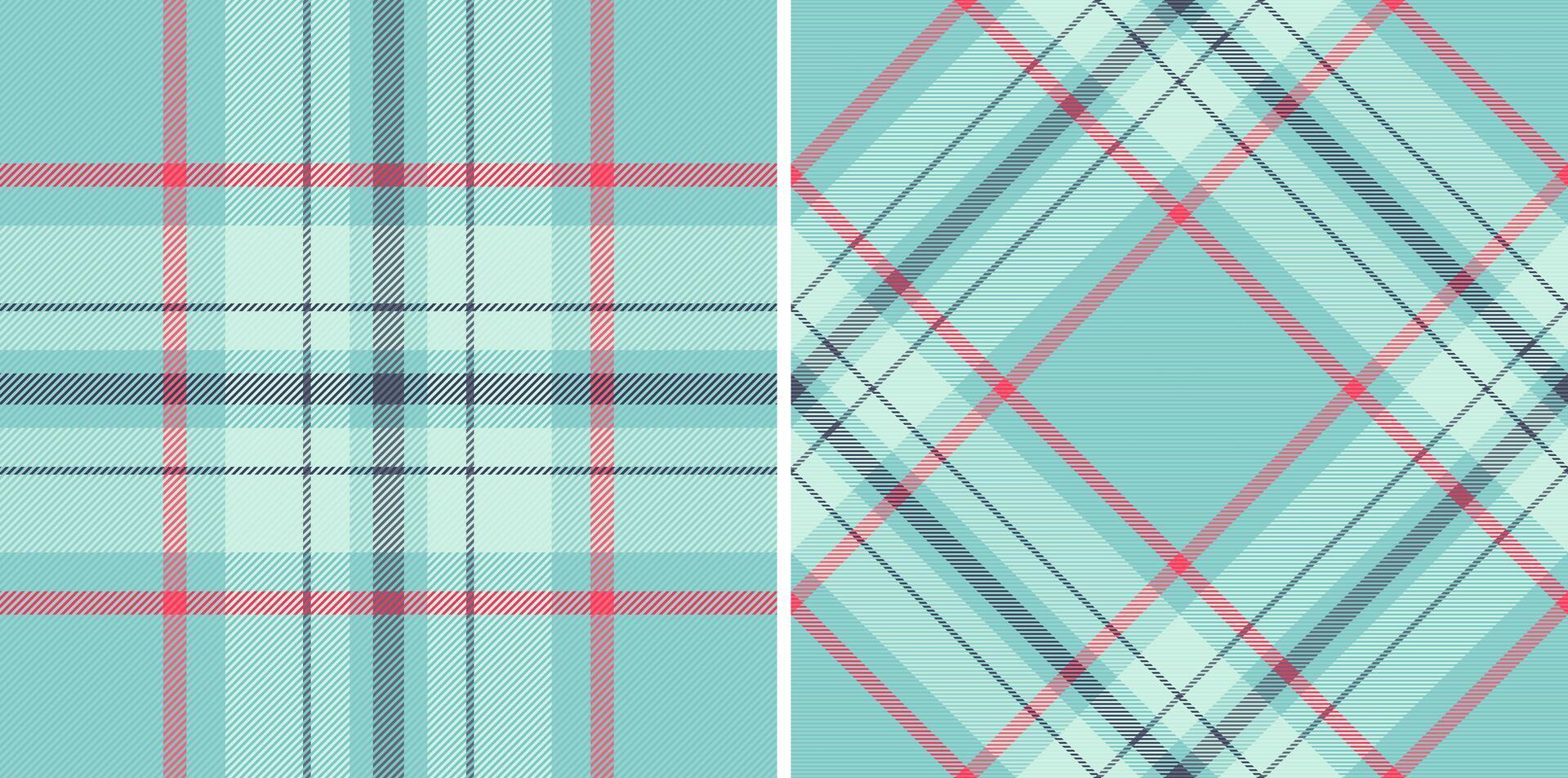 Background textile of texture check pattern with a plaid fabric tartan seamless. vector